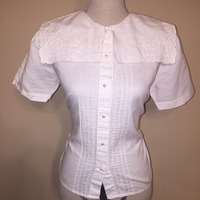 Vintage Blouse Size 10 - Thumbnail 1