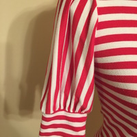 Striped Power Shoulder Shirt - Thumbnail 2