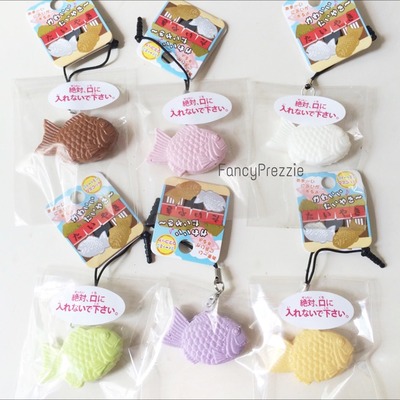 Mini colorful taiyaki squishy