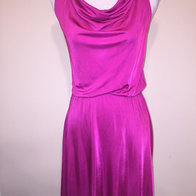 Express fuchsia party dress