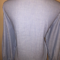 VINTAGE Striped Ruffle Blouse/Shirt - Thumbnail 2