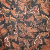 Vintage 90s Floral Print Shirt - Thumbnail 2