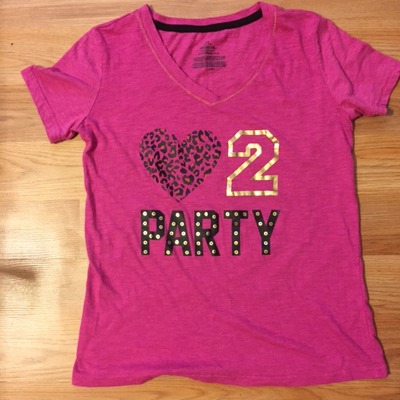 Love 2 Party Graphic Tee (BRAND NEW)