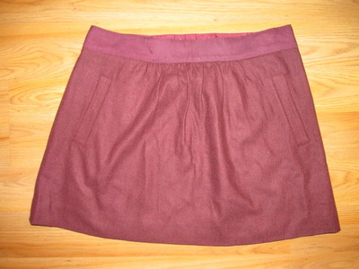 J. CREW Wool Mini Skirt