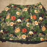 JACK Floral Print Mini Skirt - Thumbnail 1