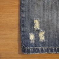 GAP Denim Ripped Micro Mini Skirt - Thumbnail 1