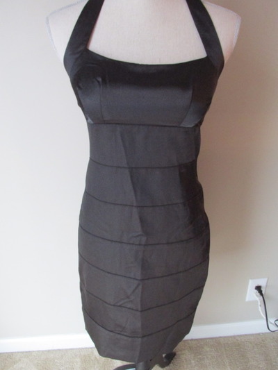 Halter Little Black Cocktail Dress