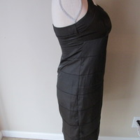 Halter Little Black Cocktail Dress - Thumbnail 3