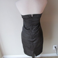 Halter Little Black Cocktail Dress - Thumbnail 4