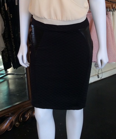 Quilted Pencil Skirt