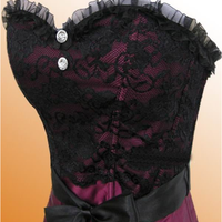 Sexy Lace Bustier Corset - Thumbnail 4