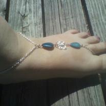 Butterfly foot jewelry 1piece