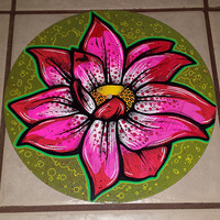 Lily Vinyl Painting - Thumbnail 1