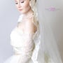 Gillian Lace Bridal Jacket with Ribbon Detail-1