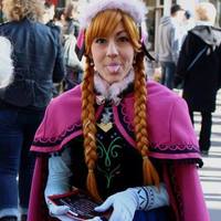 N787 ANNA costume with stretch shirt - Thumbnail 2