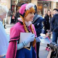 N787 ANNA costume with stretch shirt - Thumbnail 3