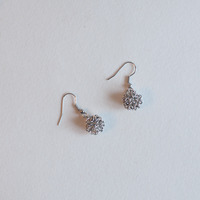 Silver Wire Drop Earrings, Metal Wire Jewelry, Handmade Metal Jewelry, ER0796 - Thumbnail 3