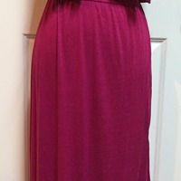 Embroidered Bib Maxi Dress - Thumbnail 1