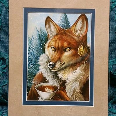 Caramel macchiato 5 x 7 matted print
