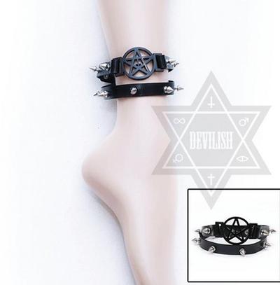 Pentagram ankle cuff