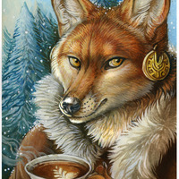 Caramel Macchiato 5 x 7 matted print - Thumbnail 1