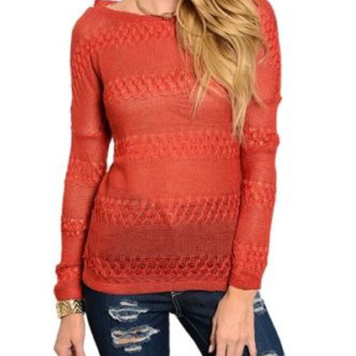 Brick sweater