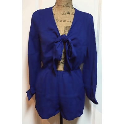 Royal blue romper - Thumbnail 5