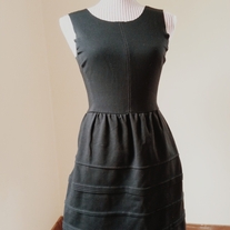 Madewell Silhouette black dress