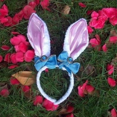 White rabbit ears-alice in wonderland - Thumbnail 4