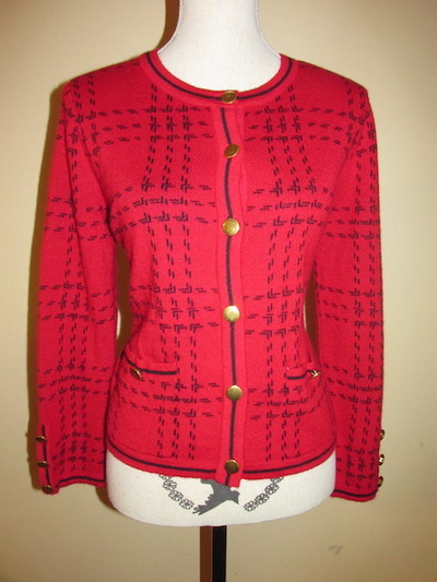 Vintage Inspired Sweater Cardigan Petite
