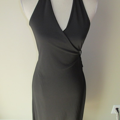 The limited little black halter dress
