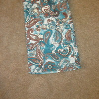 Green Paisley Pants Size 10 Tall - Thumbnail 2