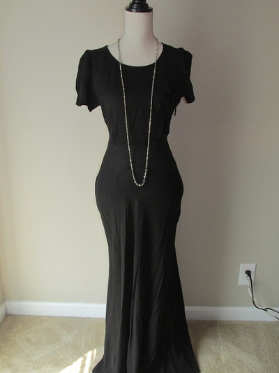 MICA Black Sheer Long Maxi Dress