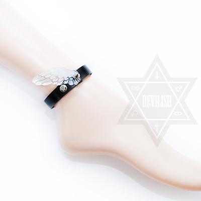 Fallen angel(black)(right) Ankle cuff