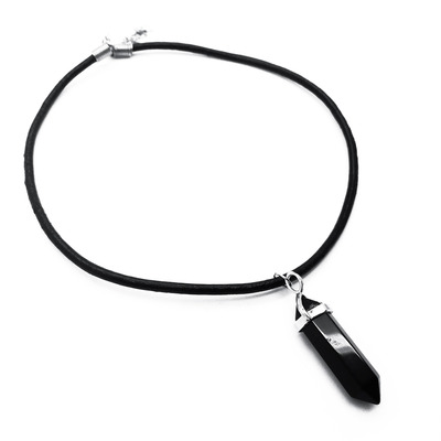 OBSIDIAN ROD NECKLACE