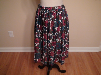 Size 16 Vintage Pleated Secretary Skirt