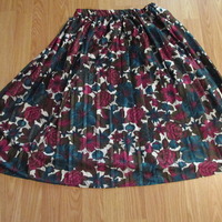 Size 16 Vintage Pleated Secretary Skirt - Thumbnail 3