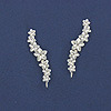 flower vine ear pin