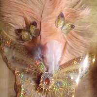 Butterfly Fascinator-headdress-cinderella - Thumbnail 2