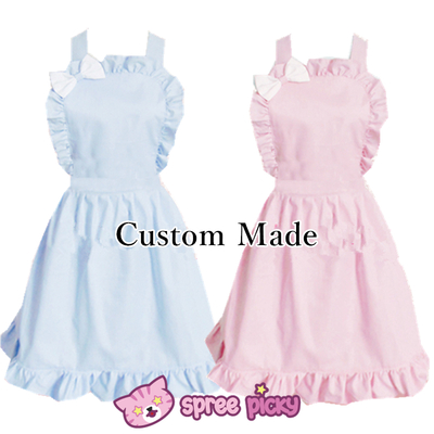 Lolita Kawaii Bow Maid Apron Free Ship SP141124