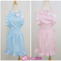 Lolita Kawaii Bow Maid Apron Free Ship SP141124 - Thumbnail 1
