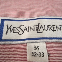 Yves Saint Laurent Boyfriend's Button Up Long Sleeve Shirt - Thumbnail 1