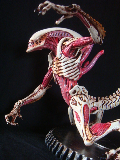 Custom painted kenner warrior alien