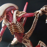 Custom Painted Kenner Warrior Alien - Thumbnail 4