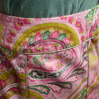 Chadwicks Paisley Mini Skirt Size 10 - Thumbnail 2