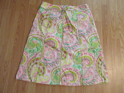 Chadwicks Paisley Mini Skirt Size 10
