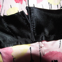 Size S Custom Made Floral Mini Flare Skirt - Thumbnail 3