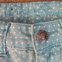 Size 5 Daisy Duke Polka Dot Shorts - Thumbnail 2