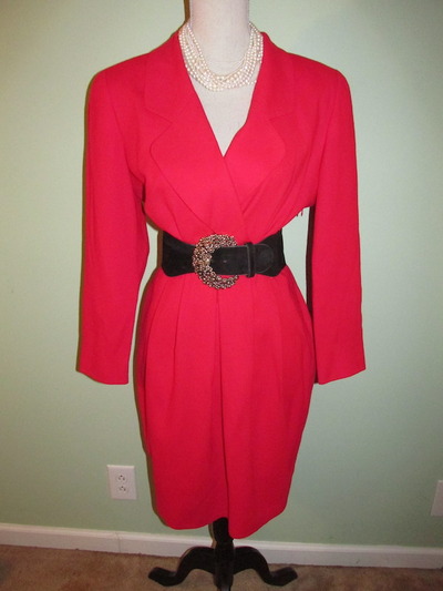 Size 12P Talbots Semi-Wrap Pencil Dress