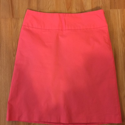 Size 8 coral a-line skirt